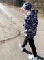 Preview: Softshell - Fiete - Camouflage - schwarz - grau